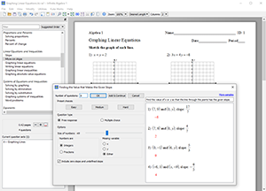 Infinite Algebra 1 Screenshot
